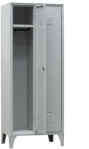 Armadio spogliatoio salva spazio 2 posti chiusura serratura a cilindro  dim. cm. 60x50x180